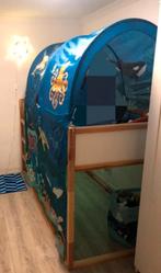Kura bed Ikea onderzee stijl + bedtent, Ophalen, Lattenbodem, 70 tot 85 cm, Zo goed als nieuw