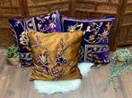 LEEGVERKOOP / Lounge kussens / 60x60cm, ., Paars, Vierkant, Nieuw