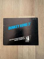 Nintendo NES manuals DK3, Ice Hockey en Hogan's Alley, Avontuur en Actie, Verzenden, 1 speler, Zo goed als nieuw