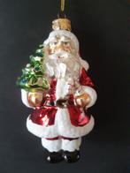 Kerstman met kerstboom kerstornament glas, Diversen, Kerst, Verzenden, Nieuw
