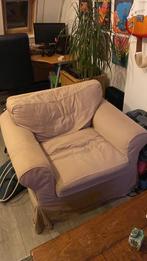 Beige Fauteuil, opa stoel, een persoons stoel, comfortabel, Huis en Inrichting, Gebruikt, Ophalen