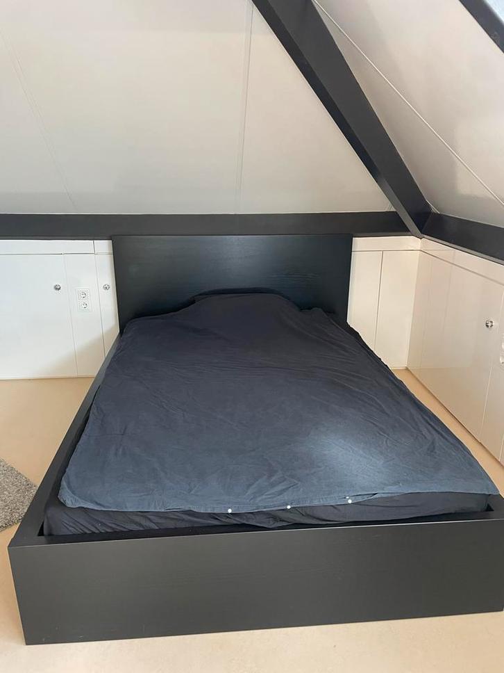 Twijfelaar bed (140x200) met lades + evt. matras, Huis en Inrichting, Slaapkamer | Bedden, Zo goed als nieuw, Twijfelaar, 140 cm