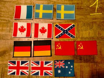 Zweden Ierland Duitsland Griekenland vlag kleding patches  beschikbaar voor biedingen