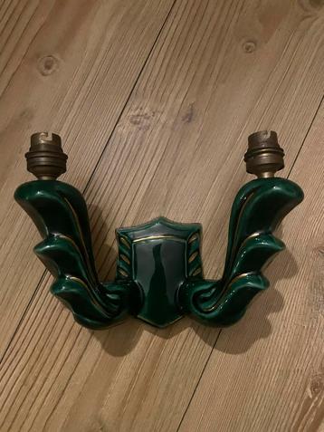 Groene Art Deco wandlampen beschikbaar voor biedingen