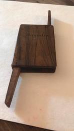 Oud houten palissander sigaretten houder 80 jaar oud, Gebruikt, Ophalen of Verzenden
