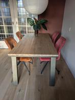 XOOON Otta Eettafel Tramwood Smoked, Ophalen, 200 cm of meer, 50 tot 100 cm, Zo goed als nieuw
