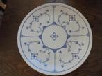 Saksisch blue pannenkoekbord pizzabord gebaksschaal 28 cm., Antiek en Kunst, Ophalen of Verzenden