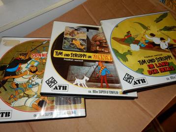 Drie oude Kuifje films op 8 mm. beschikbaar voor biedingen