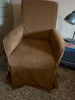 Mooie rib stoel, Huis en Inrichting, Stoelen, Ophalen, Zo goed als nieuw, Bruin, Eén