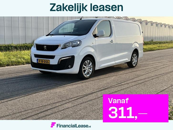 Peugeot Expert 2.0 BlueHDI 180 Long Asphalt, Auto's, Bestelauto's, Bedrijf, Lease, Financial lease, ABS, Achteruitrijcamera, Airbags