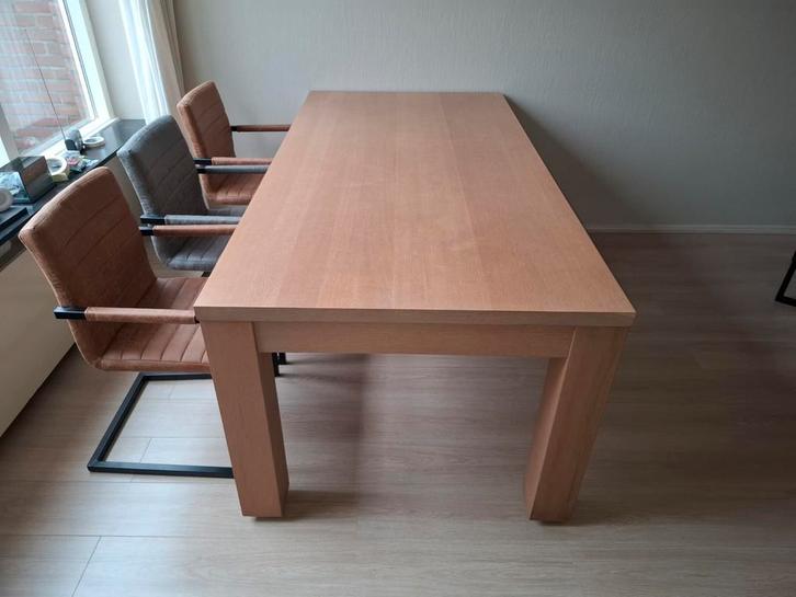 Rechthoekige eettafel 200x100 cm, Huis en Inrichting, Complete eetkamers, Gebruikt, 6 tot 8 stoelen, Ophalen of Verzenden