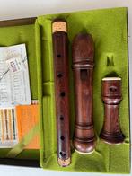 Tenor blokfluit palisander Moeck Rottenburgh, Ophalen of Verzenden, Gebruikt, Houtblazer, Met koffer of draagtas