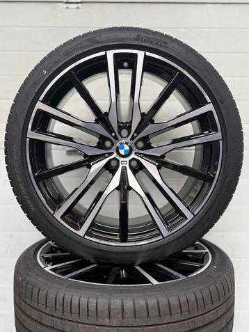 NIEUW 22’’ BMW X5 X6 G05 G06 VELGEN ZOMERBANDEN ORIG SET TPM beschikbaar voor biedingen