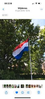 Nedelandse vlag 2:90x1.90 met oranje wimpel, Diversen, Vlaggen en Wimpels, Ophalen of Verzenden, Zo goed als nieuw