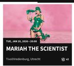 Mariah the scientist utrecht 20 januari, Tickets en Kaartjes, Concerten | Pop, Twee personen