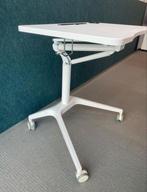 Ergonomic Desk (adjustable STAND-UP) and ergonomic leather c, Huis en Inrichting, Gebruikt, Met wielen, Stabureau, Ophalen
