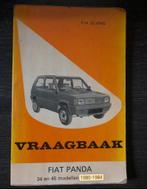Vraagbaak voor de Fiat Panda 34 en 45, Ophalen of Verzenden