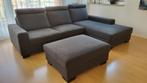 Bank (3-zits) met chaise longue + bijpassende tafel, Ophalen, 250 tot 300 cm, Gebruikt, Driepersoons
