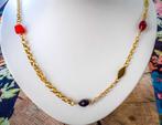 21 karaat gouden heren ketting ala kondre Surinaams, Sieraden, Tassen en Uiterlijk, Ophalen, Zo goed als nieuw, Goud, Goud
