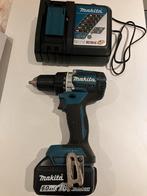Makita DDF 484 Accuboormachine + Accu & Lader, Gebruikt, Variabele snelheid, Ophalen of Verzenden, Boor- en Schroefmachine
