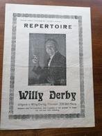 Willy Derby repertoire, Muziek en Instrumenten, Bladmuziek, Gebruikt, Artiest of Componist, Verzenden
