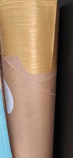 Goud vliesbehang 1.30 breed! € 4,- pm, Ophalen, Overige materialen, 30 cm of meer, Nieuw