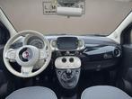 Fiat 500 1.2 Lounge 2018 ZWART | Panoramadak | Apple CarPlay, Gebruikt, 4 cilinders, 4 stoelen, Leder en Stof