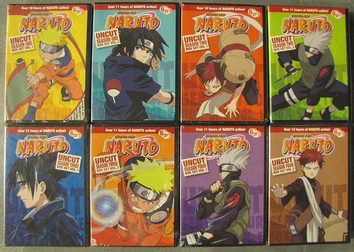 Naruto (shippuuden) serie op dvd, Cd's en Dvd's, Dvd's | Tekenfilms en Animatie, Nieuw in verpakking, Anime (Japans), Boxset, Alle leeftijden