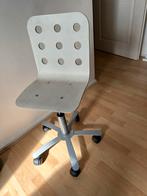 Witte bureaustoel jules junior ikea met wielen, Ophalen, Gebruikt, Wit, Bureaustoel