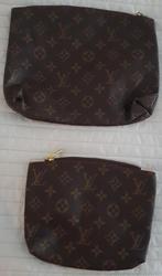 Louis vuitton pochette make up tasje toilettas tassen tas, Verzenden, Nieuw, Bruin, Heer of Dame
