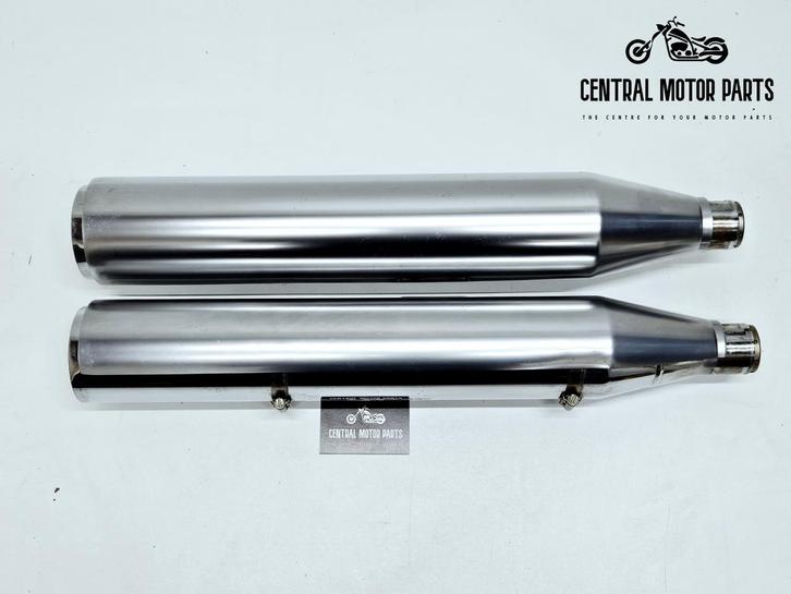 Dempers Softail 2018-up + Satin Chromen hitteschilden, Motoren, Onderdelen | Harley-Davidson, Gebruikt, Ophalen of Verzenden