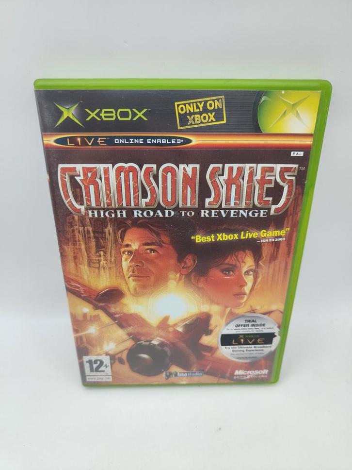 Crimson Skies High Road to Revenge Xbox Classic, Spelcomputers en Games, Games | Xbox Original, Zo goed als nieuw, 1 speler, Vanaf 3 jaar