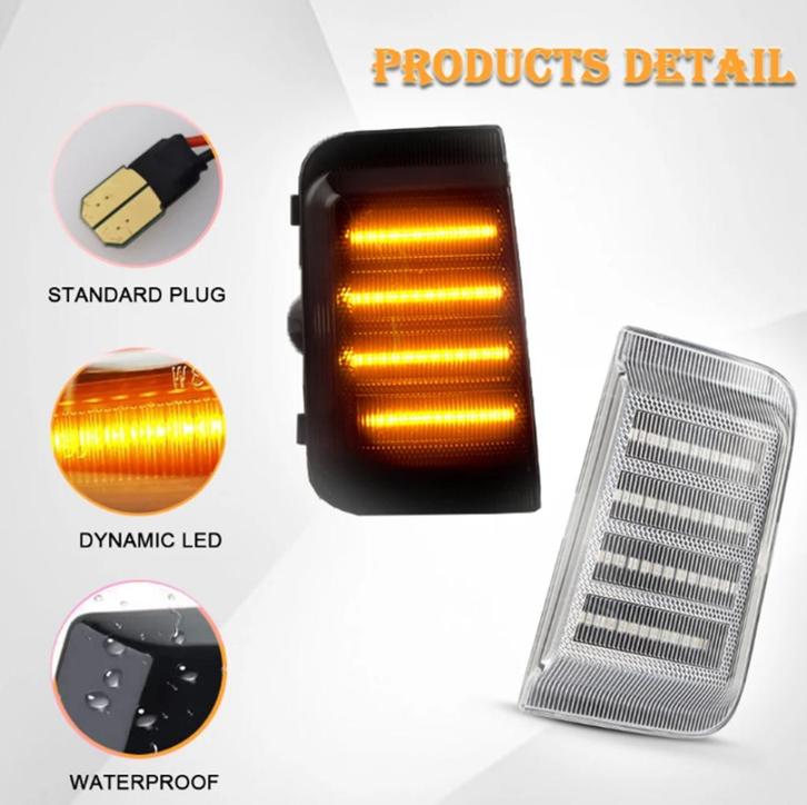 KNipperlicht Fiat Ducato spiegel Dynamisch Black smoke set, Auto diversen, Auto-accessoires, Nieuw, Ophalen of Verzenden