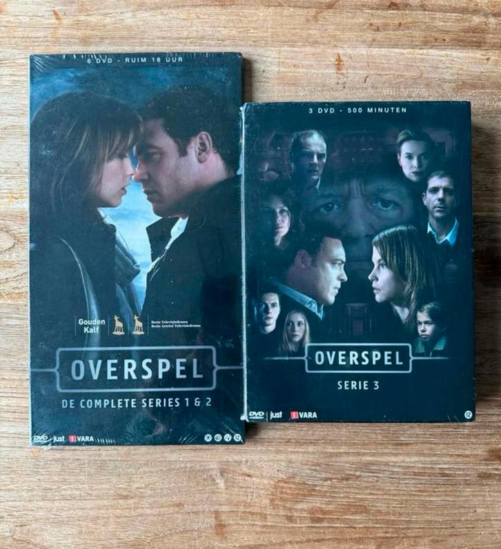 Overspel Complete Serie 1, 2 & 3 DVD Boxset NIEUW IN SEAL, Cd's en Dvd's, Dvd's | Tv en Series, Nieuw in verpakking, Boxset, Vanaf 12 jaar
