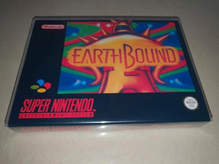 Earthbound SNES Game Case (2), Spelcomputers en Games, Games | Nintendo Super NES, Zo goed als nieuw, Avontuur en Actie, 1 speler