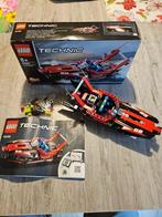 lego technic power boat 42089, Kinderen en Baby's, Speelgoed | Duplo en Lego, Ophalen of Verzenden, Zo goed als nieuw, Complete set