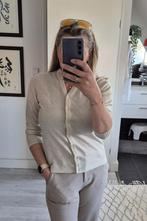 Mooi beige vestje met driekwart mouw || Marco Pecci Maat 36, Beige, Ophalen of Verzenden, Zo goed als nieuw, Maat 36 (S)
