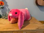 Roze Konijn Knuffel Kussen - Zacht, Ophalen of Verzenden, Nieuw, Konijn