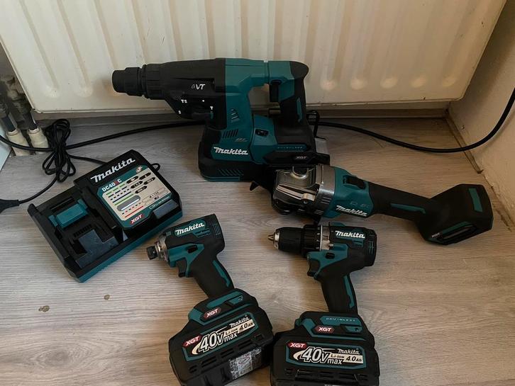 Makita 40V set, Doe-het-zelf en Verbouw, Gereedschap | Overige machines, Gebruikt, Ophalen