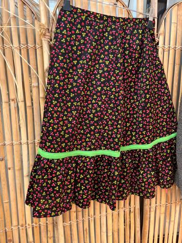 Vintage flowerpower rok maat s beschikbaar voor biedingen