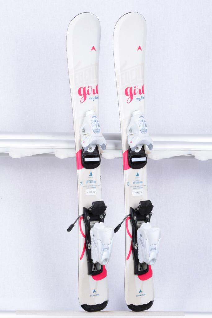 92 kinder ski's DYNASTAR MY FIRST LEGEND GIRL + Look Team 4, Sport en Fitness, Skiën en Langlaufen, Gebruikt, Ski's, Skiën, Overige merken