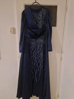 Abiye galajurk maat 46, Ophalen, Galajurk, Blauw, Maat 46/48 (XL) of groter
