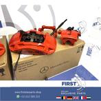 W205 C43 AMG Line Rode Remklauw Set MB C Klasse Remklauwen, Gebruikt, -, Ophalen of Verzenden, -