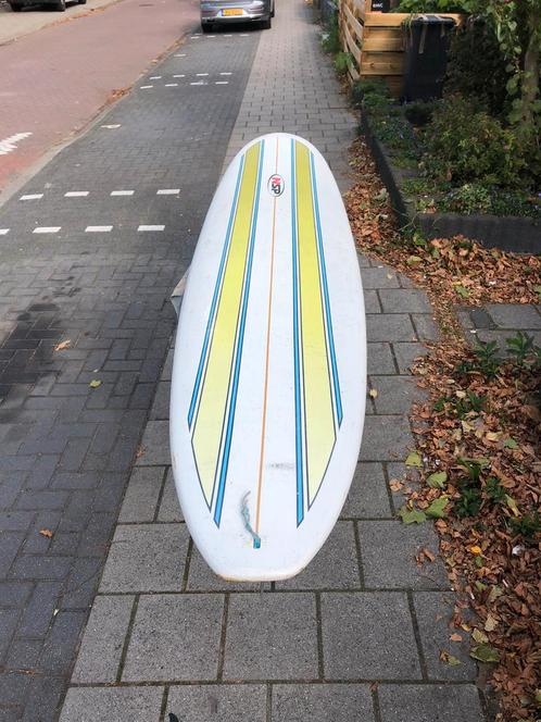 NSP 8’2 surfboard, Watersport en Boten, Golfsurfen, Gebruikt, Longboard, Met vinnen, Met koord, Ophalen of Verzenden
