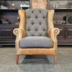 Chesterfield Harris Tweed fauteuil - Woolly, Ophalen