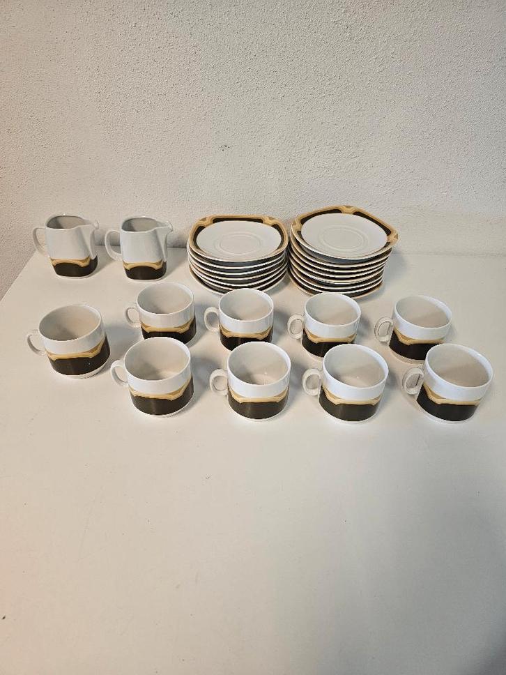 Vintage Schirnding Bavaria servies voor €20,-!, Huis en Inrichting, Keuken | Servies, Gebruikt, Bord(en), Wedgwood, Aardewerk