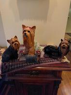 4 Yorkshire Terriers  Goebel, Honden beeldjes Yorkshire Terriers, Ophalen of Verzenden, Zo goed als nieuw