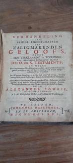 Alexander Comrie, 1744, Antiek en Kunst, Antiek | Boeken en Bijbels, Ophalen of Verzenden