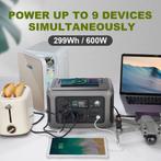 Draagbare Krachtcentrale - 600W Dual AC Stopcontacten, Audio, Tv en Foto, Accu's en Batterijen, Niet ingevuld, Verzenden, Niet ingevuld