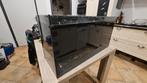 Aquarium - 80x30x40 - achter en rechter zijkant zwart, Dieren en Toebehoren, Vissen | Aquaria en Toebehoren, Ophalen, Gebruikt